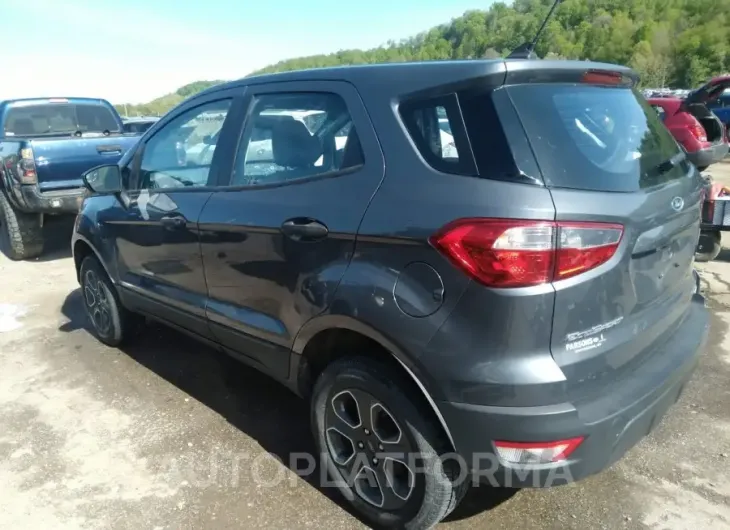 FORD ECOSPORT 2021 vin MAJ6S3FL4MC395933 from auto auction Iaai