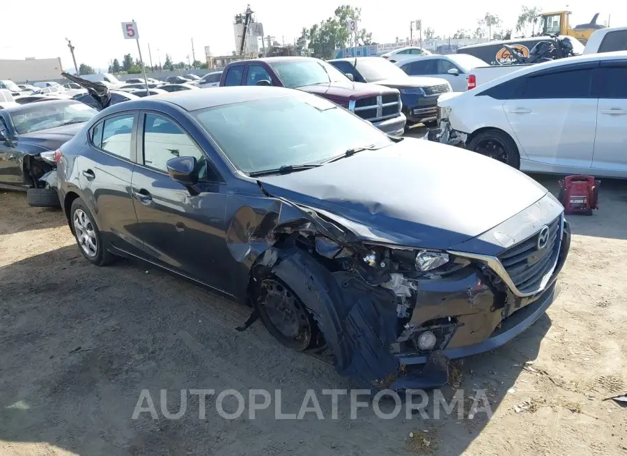 MAZDA MAZDA3 2015 vin 3MZBM1U72FM228546 from auto auction Iaai