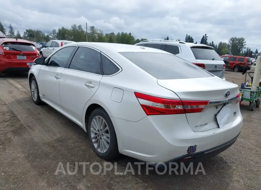 TOYOTA AVALON HYBRID 2015 vin 4T1BD1EB1FU037892 from auto auction Iaai