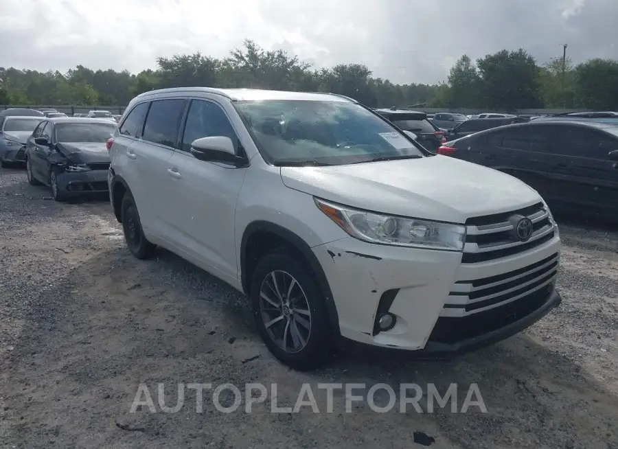 TOYOTA HIGHLANDER 2018 vin 5TDKZRFH1JS528502 from auto auction Iaai