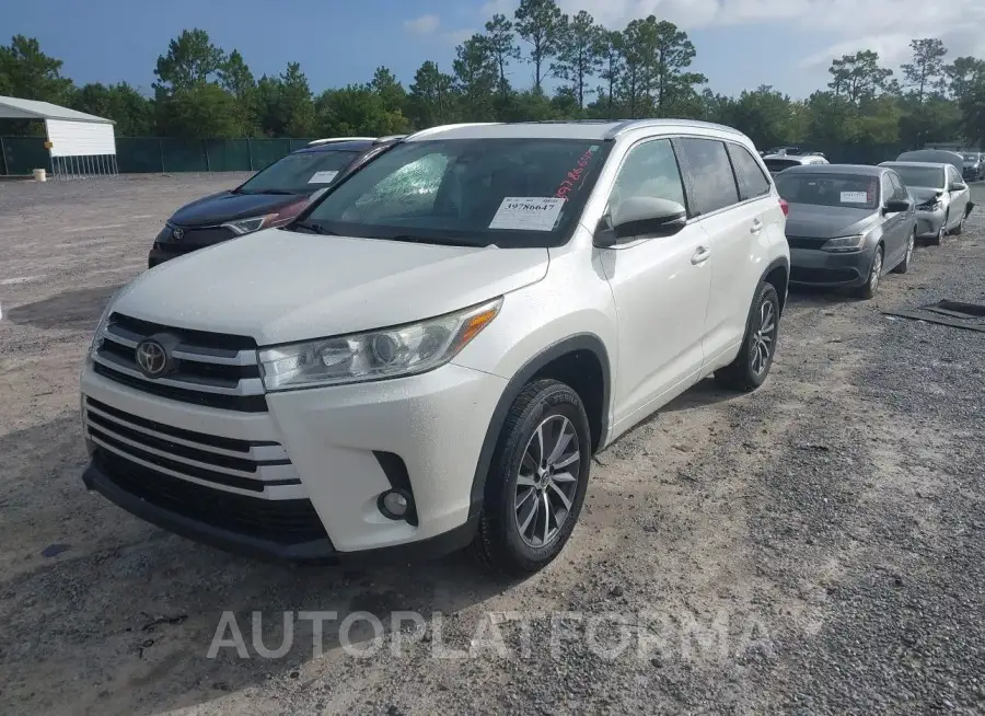 TOYOTA HIGHLANDER 2018 vin 5TDKZRFH1JS528502 from auto auction Iaai