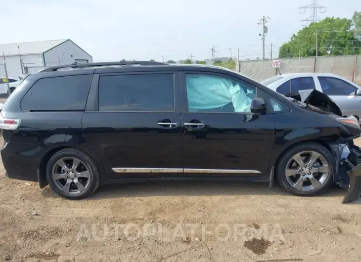 TOYOTA SIENNA 2017 vin 5TDXZ3DC7HS820420 from auto auction Iaai