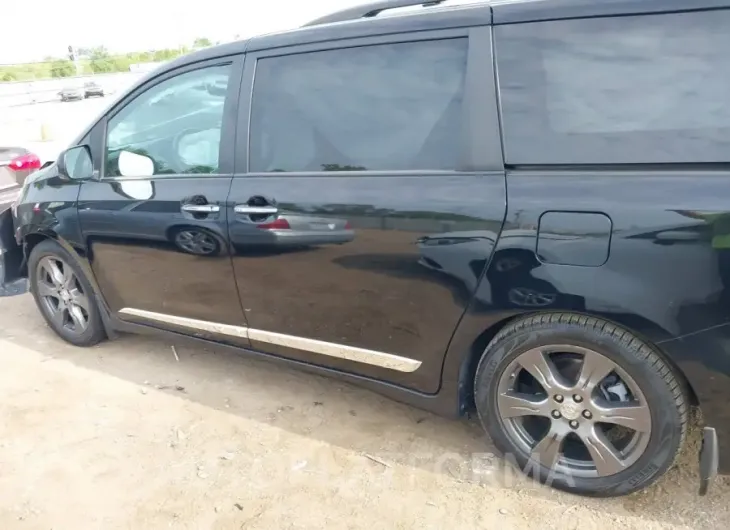 TOYOTA SIENNA 2017 vin 5TDXZ3DC7HS820420 from auto auction Iaai