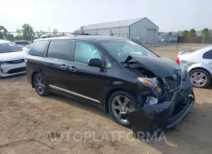 TOYOTA SIENNA 2017 vin 5TDXZ3DC7HS820420 from auto auction Iaai