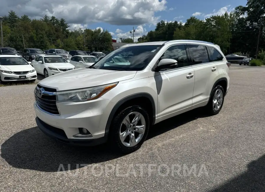 TOYOTA HIGHLANDER 2015 vin 5TDYKRFH6FS063141 from auto auction Iaai