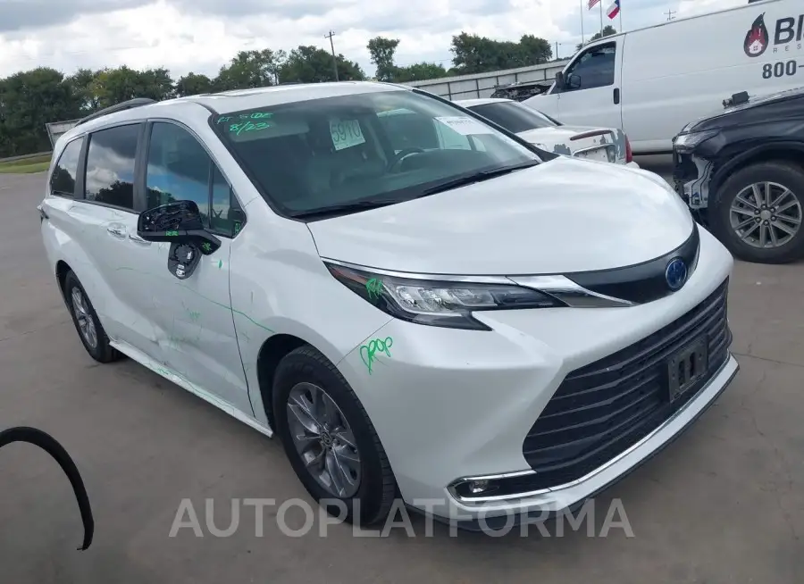 TOYOTA SIENNA 2023 vin 5TDYRKEC7PS152534 from auto auction Iaai