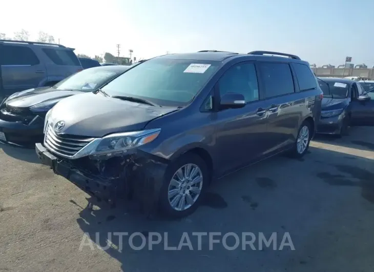 TOYOTA SIENNA 2017 vin 5TDYZ3DC8HS888388 from auto auction Iaai