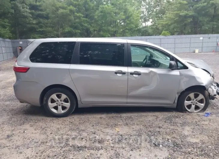 TOYOTA SIENNA 2016 vin 5TDZK3DCXGS706990 from auto auction Iaai