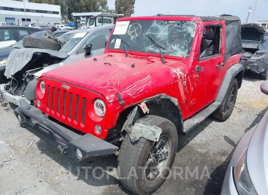 JEEP WRANGLER JK 2018 vin 1C4GJWAG5JL904906 from auto auction Iaai