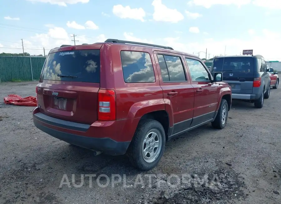 JEEP PATRIOT 2016 vin 1C4NJPBB4GD763538 from auto auction Iaai