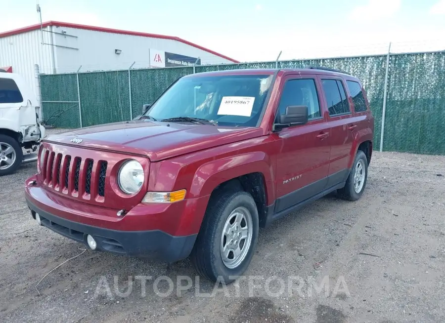 JEEP PATRIOT 2016 vin 1C4NJPBB4GD763538 from auto auction Iaai