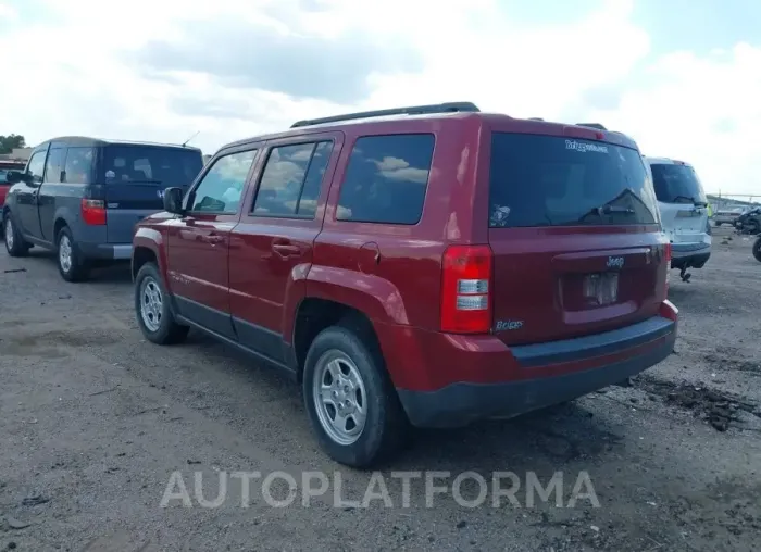 JEEP PATRIOT 2016 vin 1C4NJPBB4GD763538 from auto auction Iaai