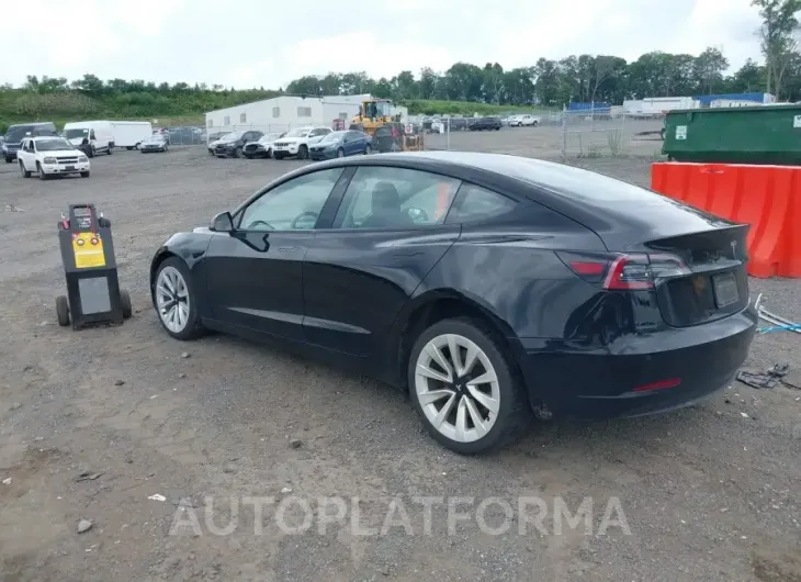 TESLA MODEL 3 2021 vin 5YJ3E1EAXMF851218 from auto auction Iaai