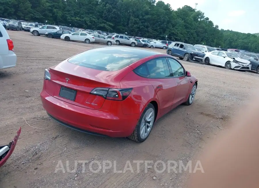 TESLA MODEL 3 2022 vin 5YJ3E1EB9NF234967 from auto auction Iaai