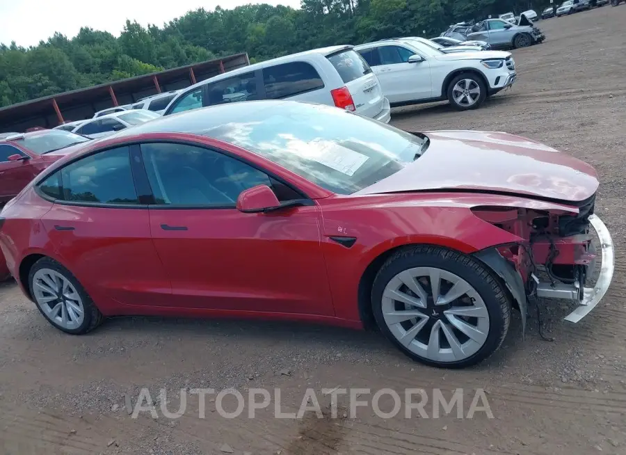 TESLA MODEL 3 2022 vin 5YJ3E1EB9NF234967 from auto auction Iaai