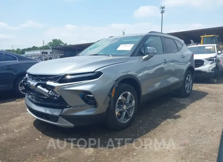 CHEVROLET BLAZER 2023 vin 3GNKBJRSXPS118631 from auto auction Iaai