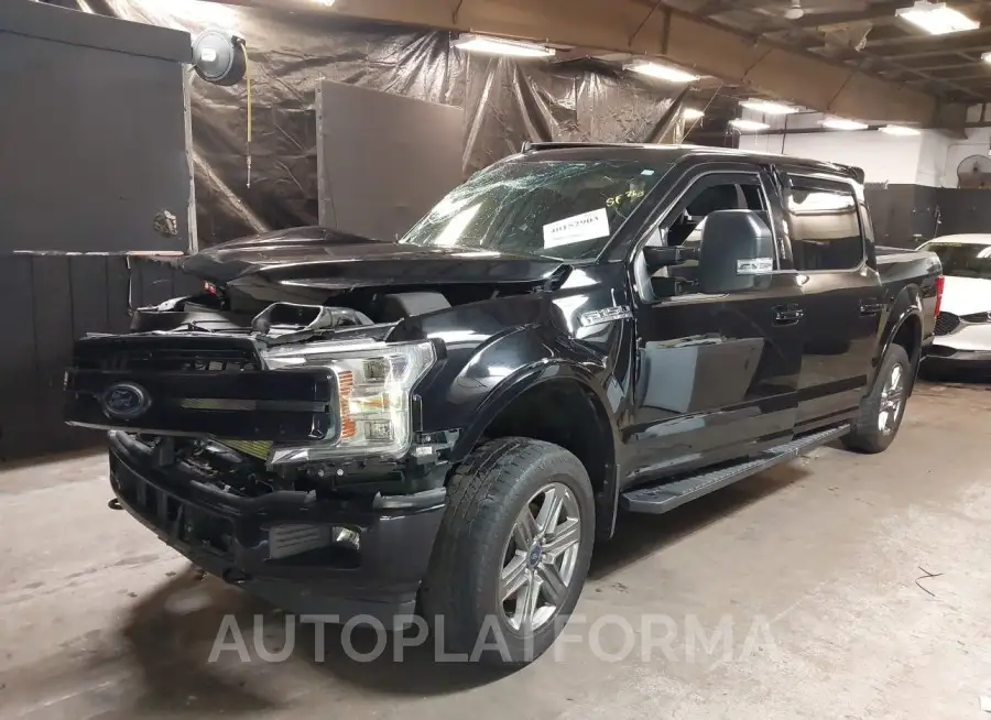 FORD F-150 2020 vin 1FTFW1E43LKF42101 from auto auction Iaai