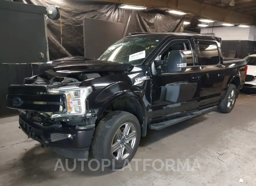 FORD F-150 2020 vin 1FTFW1E43LKF42101 from auto auction Iaai