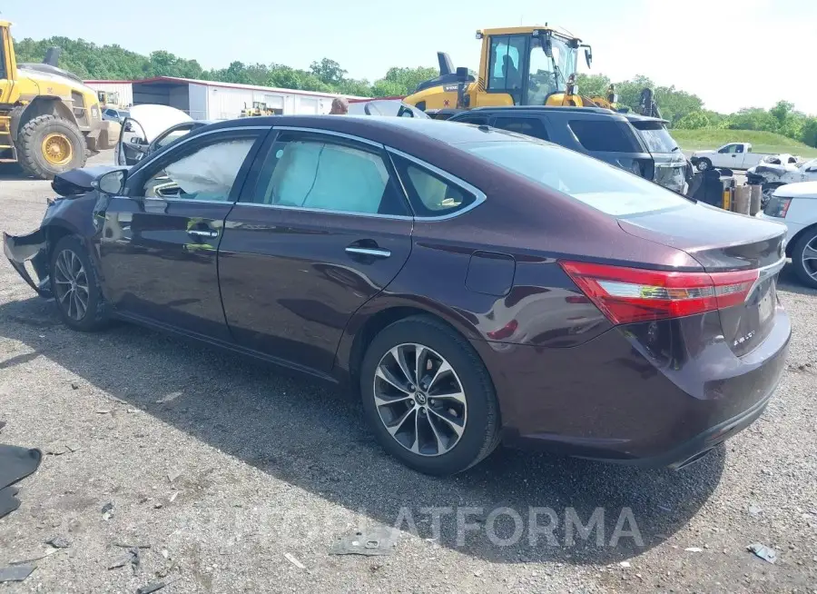 TOYOTA AVALON 2016 vin 4T1BK1EB3GU235221 from auto auction Iaai