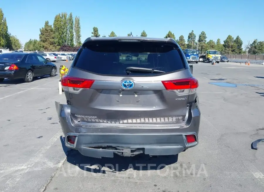 TOYOTA HIGHLANDER HYBRID 2019 vin 5TDDGRFH5KS064212 from auto auction Iaai