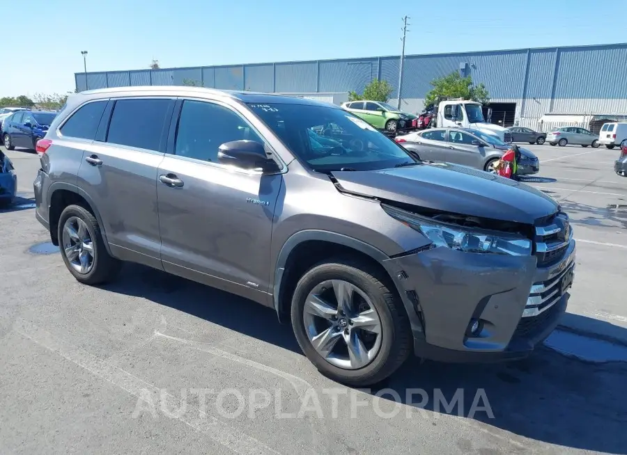 TOYOTA HIGHLANDER HYBRID 2019 vin 5TDDGRFH5KS064212 from auto auction Iaai