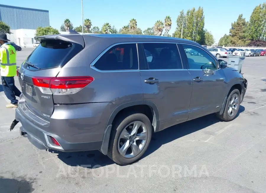 TOYOTA HIGHLANDER HYBRID 2019 vin 5TDDGRFH5KS064212 from auto auction Iaai