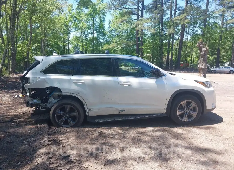 TOYOTA HIGHLANDER 2018 vin 5TDDZRFH0JS860231 from auto auction Iaai