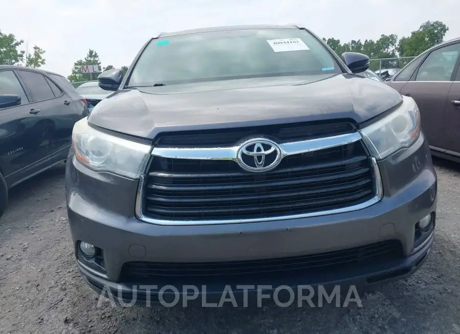 TOYOTA HIGHLANDER 2016 vin 5TDJKRFH0GS244822 from auto auction Iaai