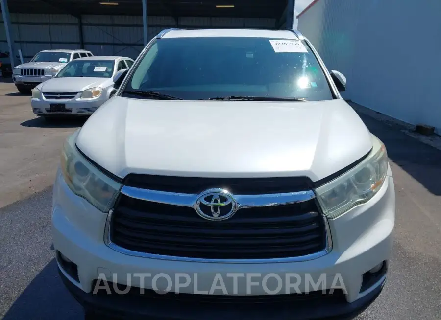 TOYOTA HIGHLANDER 2016 vin 5TDJKRFHXGS259327 from auto auction Iaai