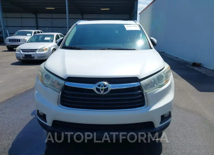 TOYOTA HIGHLANDER 2016 vin 5TDJKRFHXGS259327 from auto auction Iaai