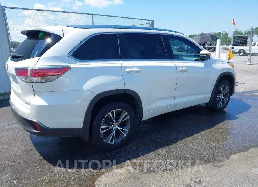 TOYOTA HIGHLANDER 2016 vin 5TDJKRFHXGS259327 from auto auction Iaai