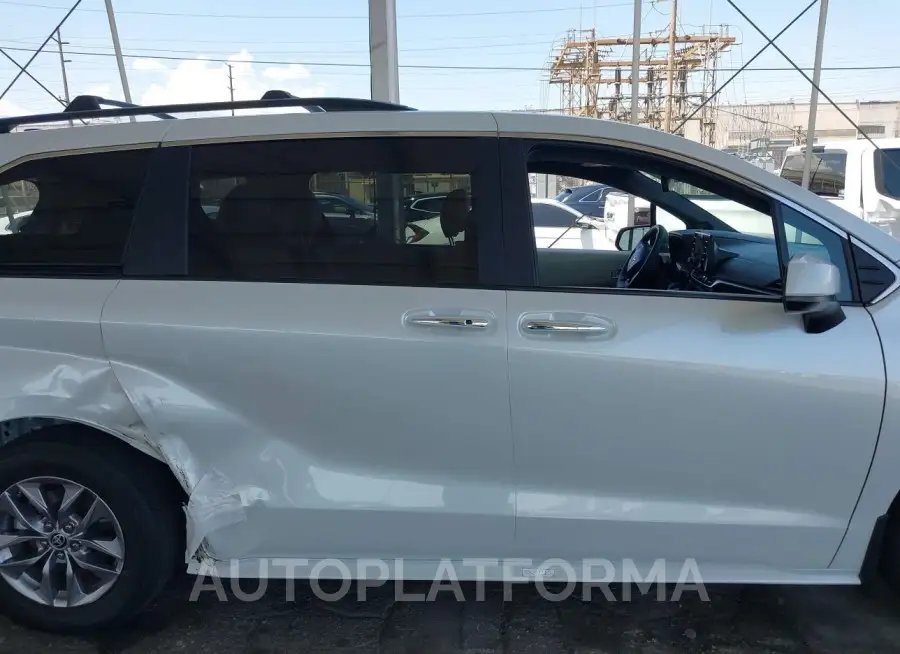 TOYOTA SIENNA 2023 vin 5TDJRKEC6PS148475 from auto auction Iaai