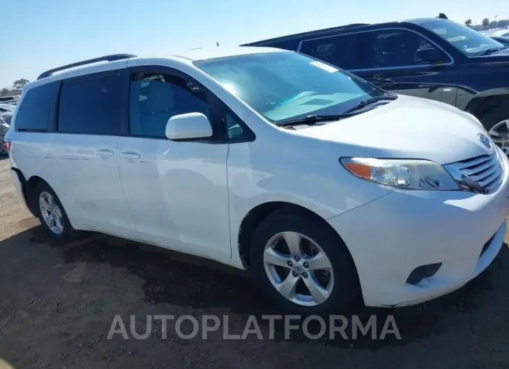 TOYOTA SIENNA 2017 vin 5TDKZ3DC5HS803075 from auto auction Iaai