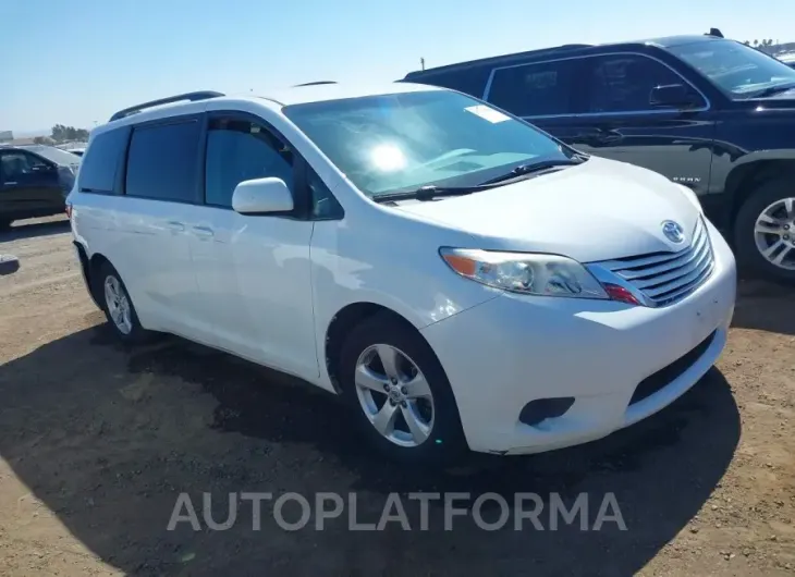 TOYOTA SIENNA 2017 vin 5TDKZ3DC5HS803075 from auto auction Iaai