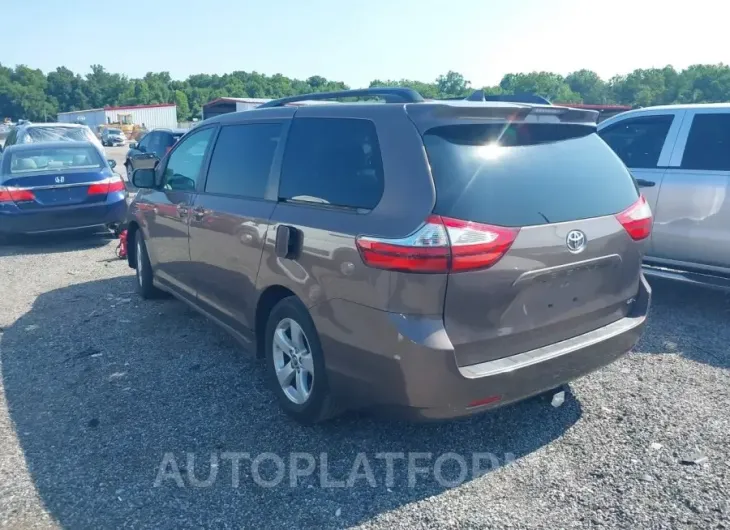 TOYOTA SIENNA 2018 vin 5TDKZ3DC8JS955714 from auto auction Iaai