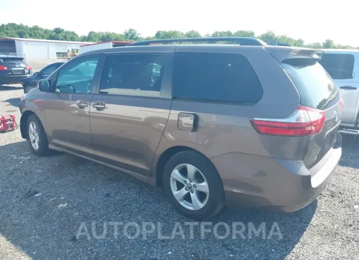 TOYOTA SIENNA 2018 vin 5TDKZ3DC8JS955714 from auto auction Iaai