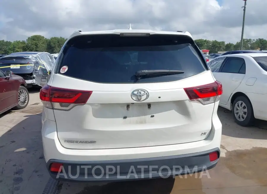 TOYOTA HIGHLANDER 2019 vin 5TDKZRFH4KS574066 from auto auction Iaai