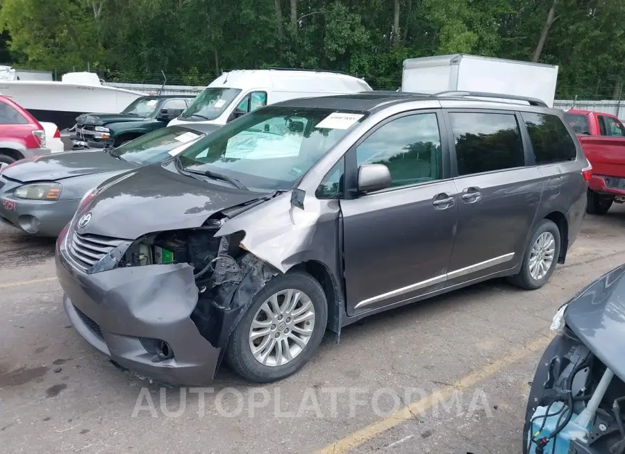 TOYOTA SIENNA 2015 vin 5TDYK3DC5FS635952 from auto auction Iaai