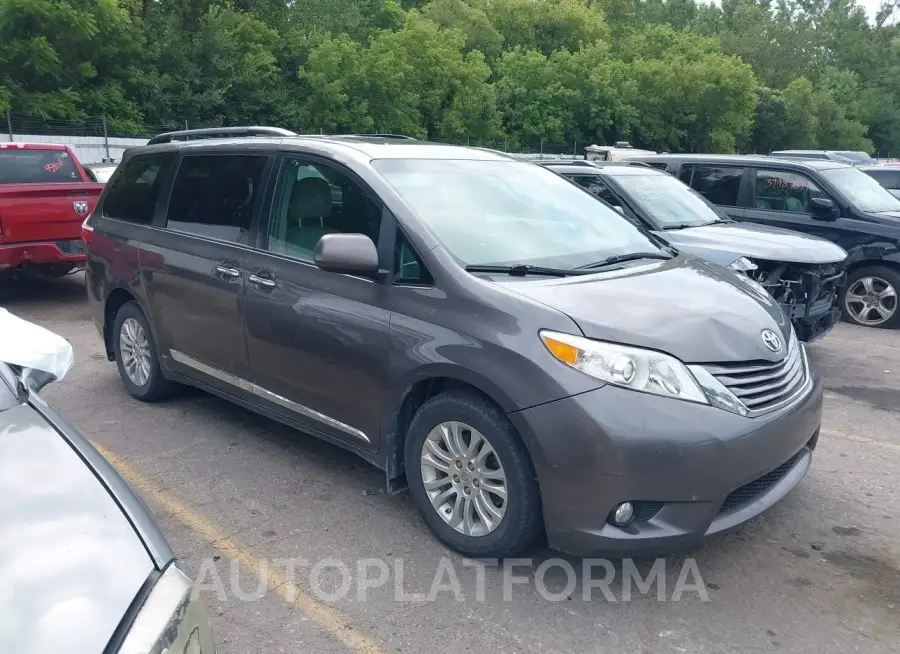 TOYOTA SIENNA 2015 vin 5TDYK3DC5FS635952 from auto auction Iaai