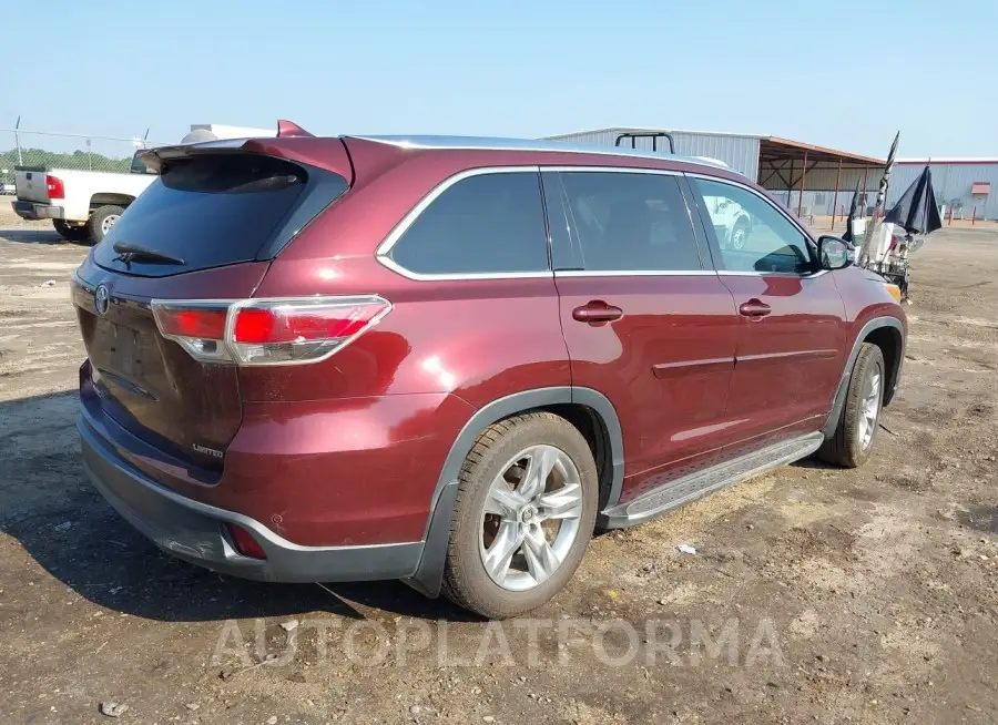 TOYOTA HIGHLANDER 2016 vin 5TDYKRFH7GS132629 from auto auction Iaai