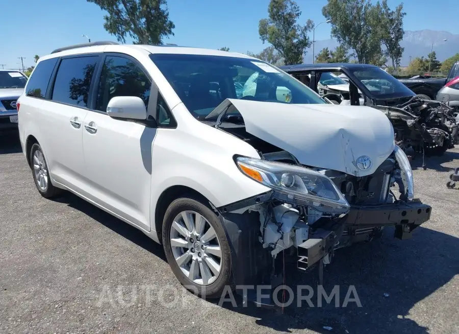 TOYOTA SIENNA 2017 vin 5TDYZ3DC1HS878592 from auto auction Iaai