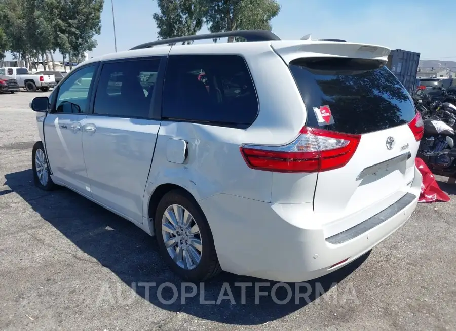 TOYOTA SIENNA 2017 vin 5TDYZ3DC1HS878592 from auto auction Iaai