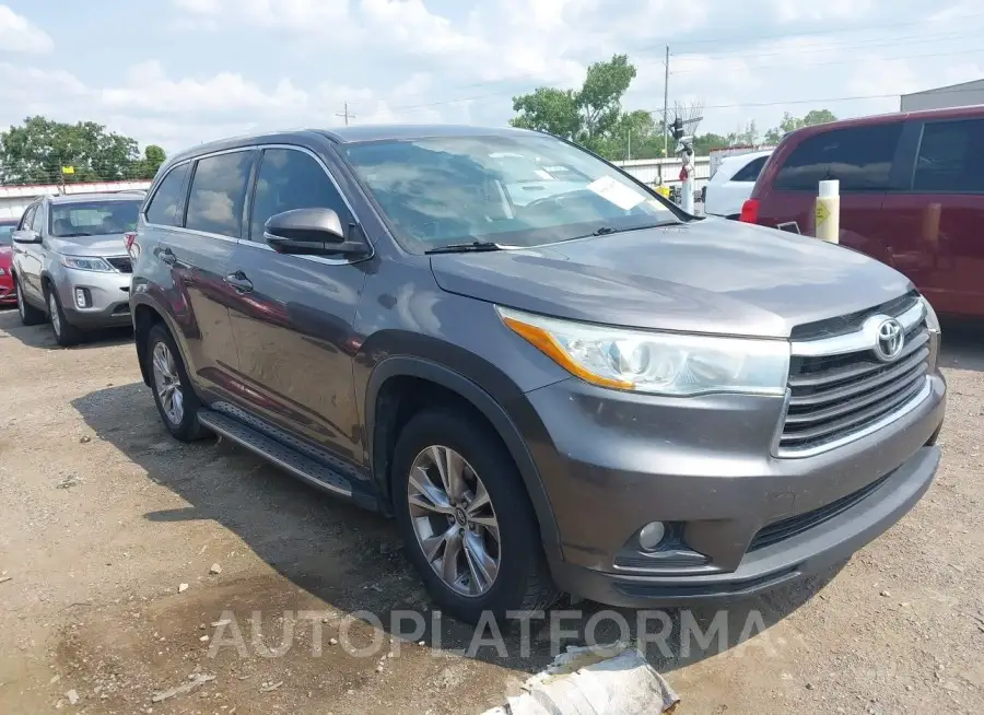 TOYOTA HIGHLANDER 2016 vin 5TDZKRFH1GS177036 from auto auction Iaai