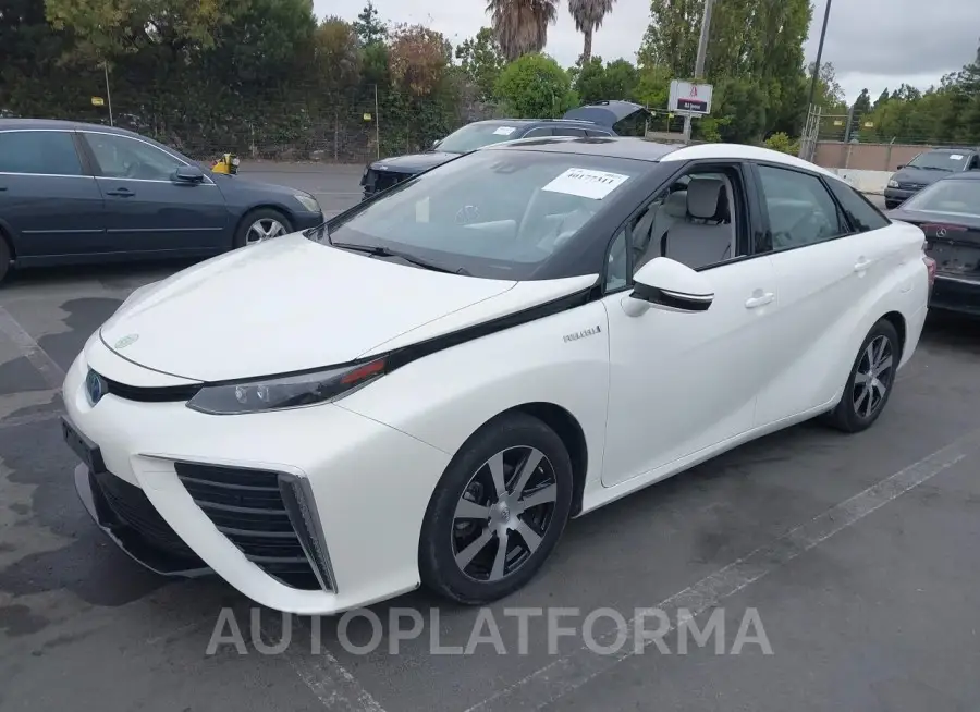 TOYOTA MIRAI 2019 vin JTDBVRBD0KA007719 from auto auction Iaai