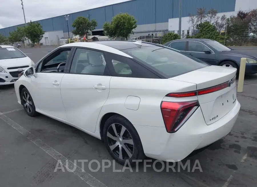 TOYOTA MIRAI 2019 vin JTDBVRBD0KA007719 from auto auction Iaai