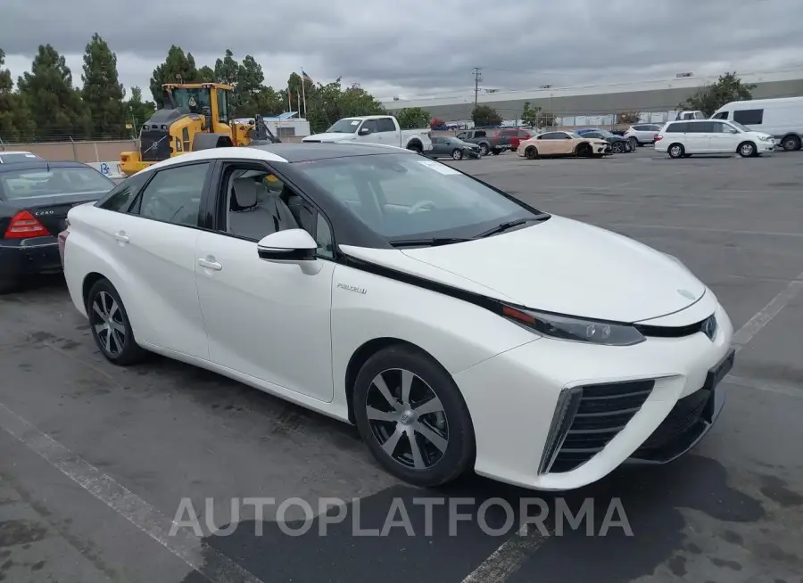 TOYOTA MIRAI 2019 vin JTDBVRBD0KA007719 from auto auction Iaai