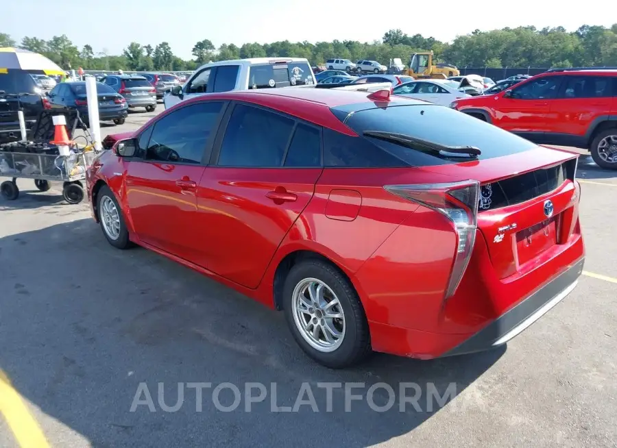 TOYOTA PRIUS 2016 vin JTDKBRFU2G3520162 from auto auction Iaai