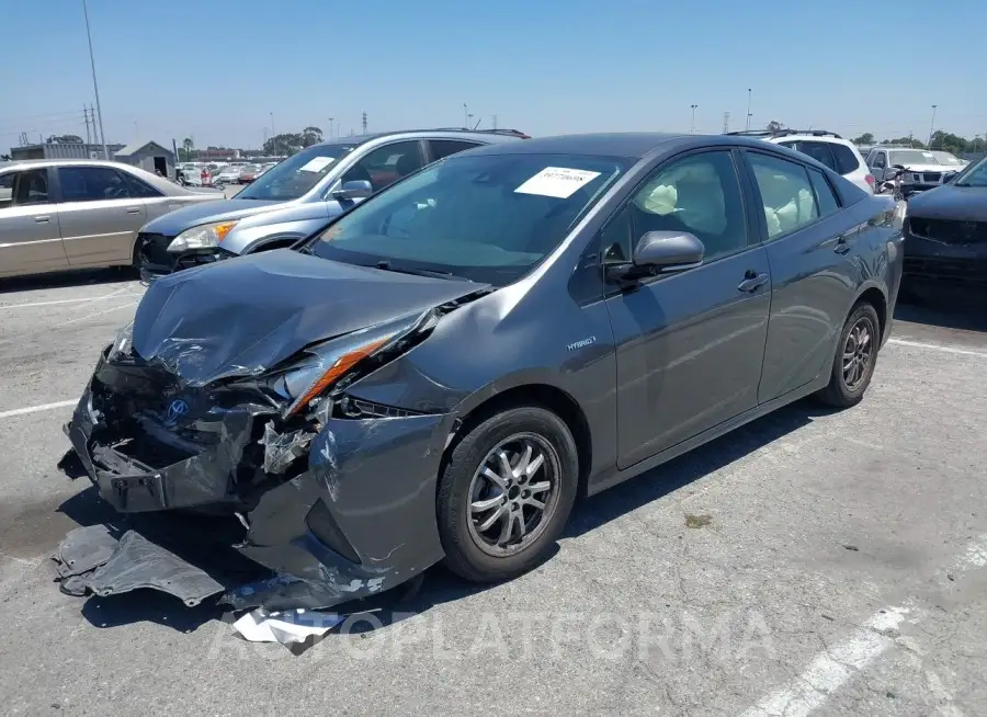 TOYOTA PRIUS 2018 vin JTDKBRFU4J3072689 from auto auction Iaai