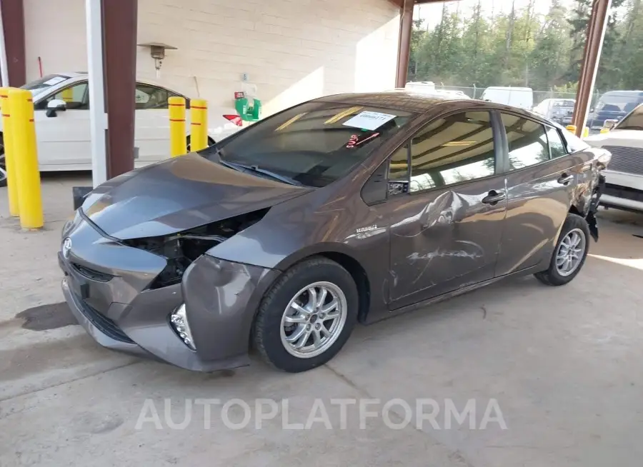 TOYOTA PRIUS 2018 vin JTDKBRFU4J3590124 from auto auction Iaai