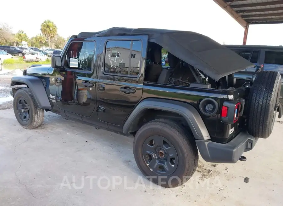 JEEP WRANGLER UNLIMITED 2018 vin 1C4HJXDG6JW303606 from auto auction Iaai